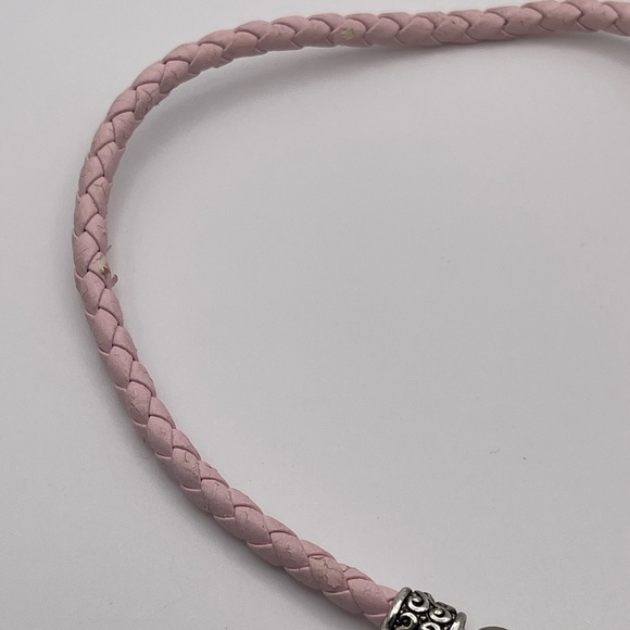 Rodeo Barbie Pink and Silver Pendant Necklace - Picture 5 of 7